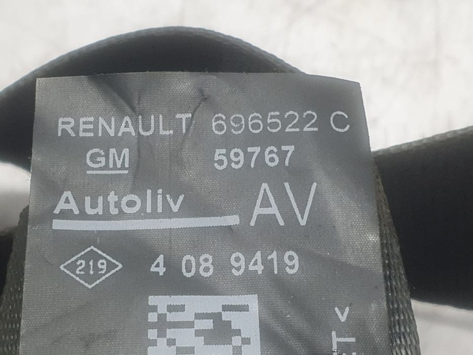 Centura siguranta dreapta fata 696522C Renault Trafic 2 (facelift) (2006 - 2015) 2.0 dci M9R692