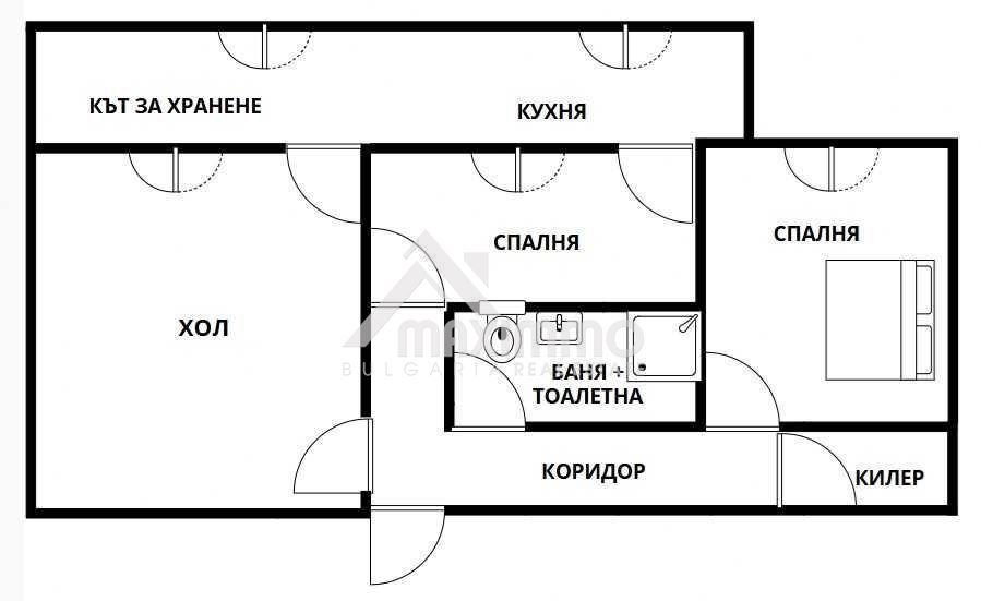 3-стаен в Варна-Владиславово площ 61 цена 119900