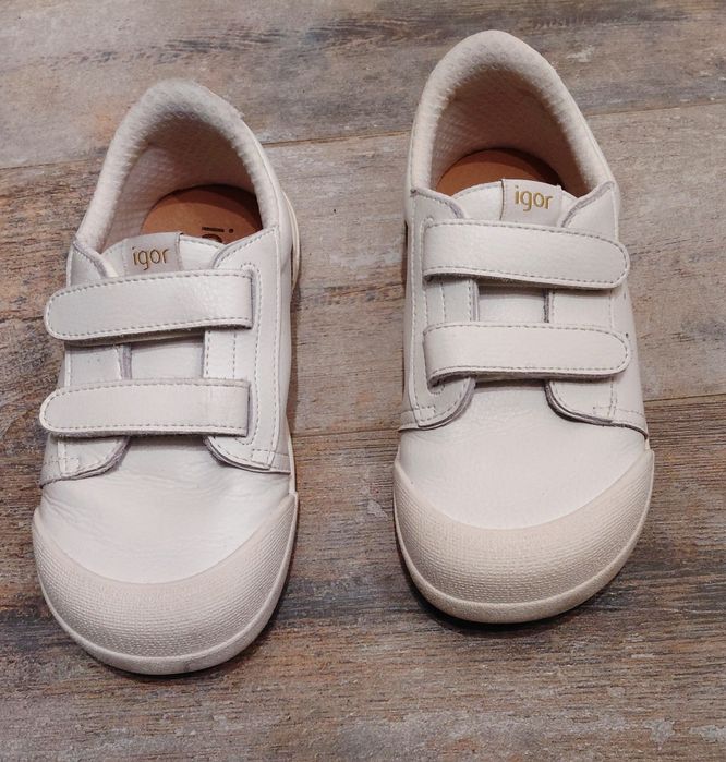Детски Боси Кожени Маратонки Igor - Tennis Blanco, номер 31