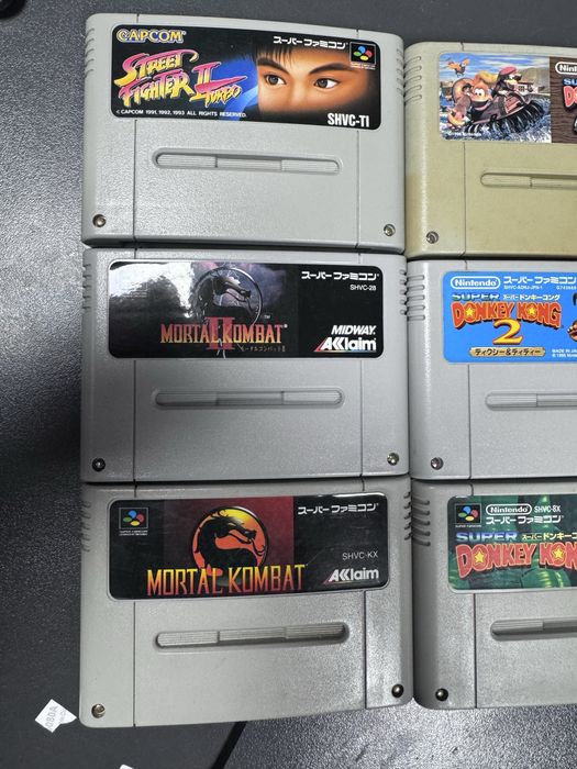 Nintendo Super Nintendo (SNES) Japan LOT 10бр