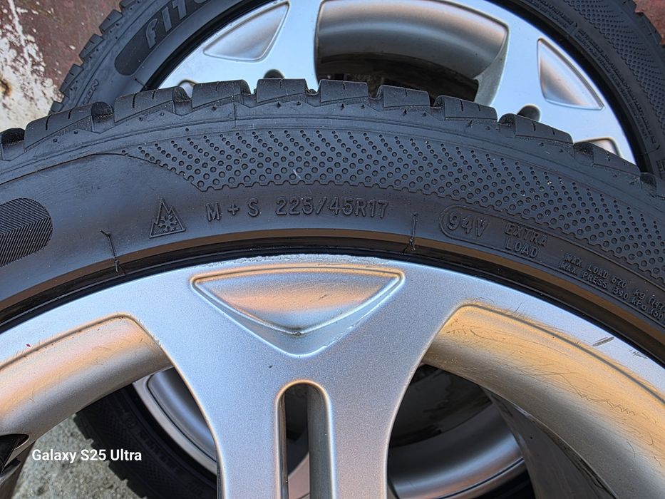 Джанти с  гуми 5×112/17 цола за vw sharan seat alhambra