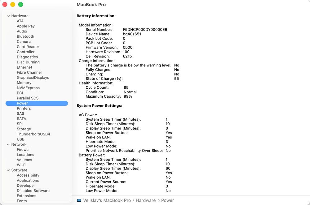 Macbook Pro 14" M4 512SSD 16RAM