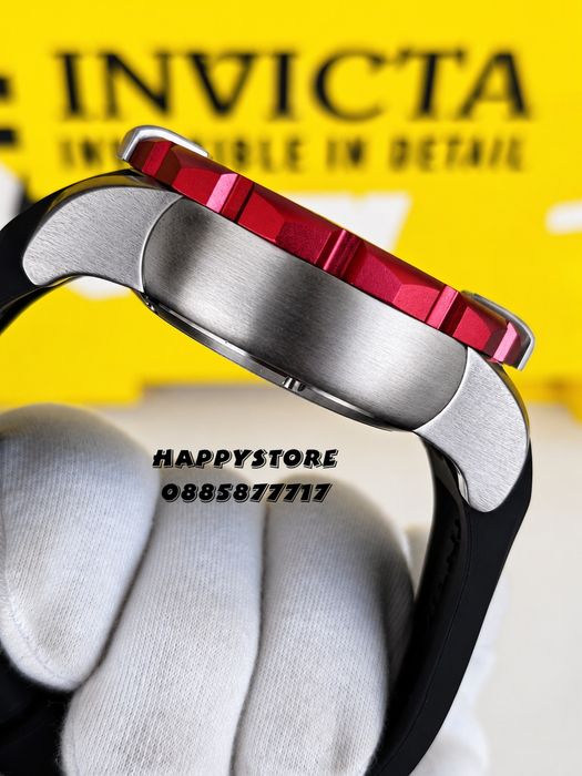 INVICTA Foxhound Red/Silver 57 mm, Инвикта нов мъжки часовник
