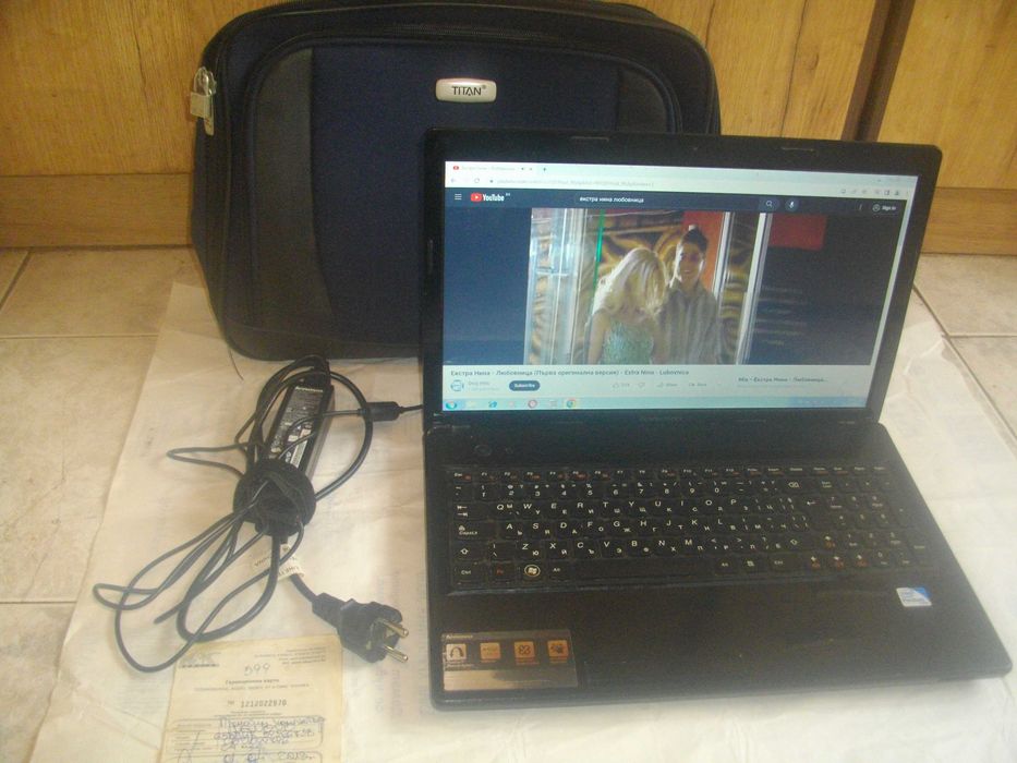 15,6" Lenovo G585-Intel Pentium 2,20 GHz-HD 1TB-RAM 4GB-Отличен Лаптоп