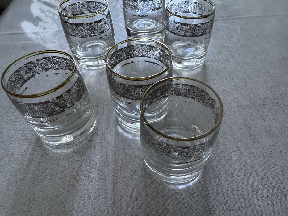Посуда рюмки, стаканы хрустальные