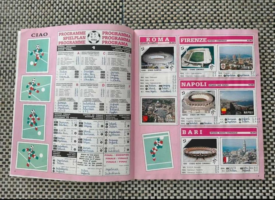Album Italia  Panini 1990