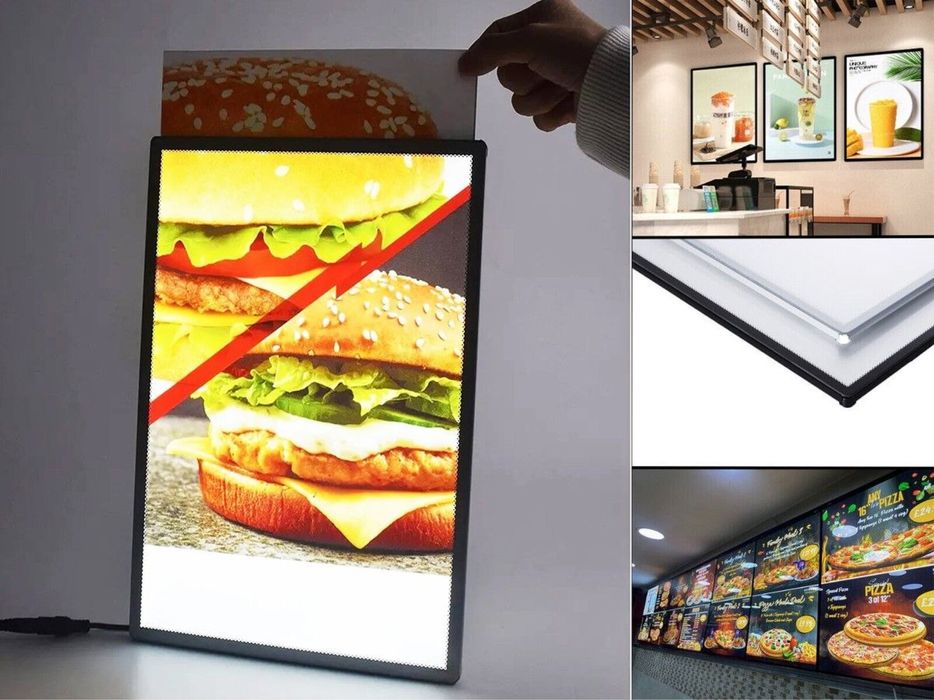 Ultra slim led lightbox Optom  narxlarda !!!