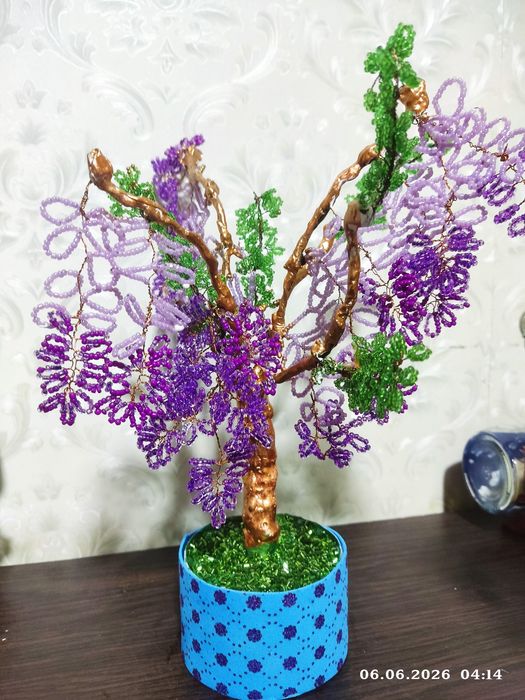 Деревья из бисера.
