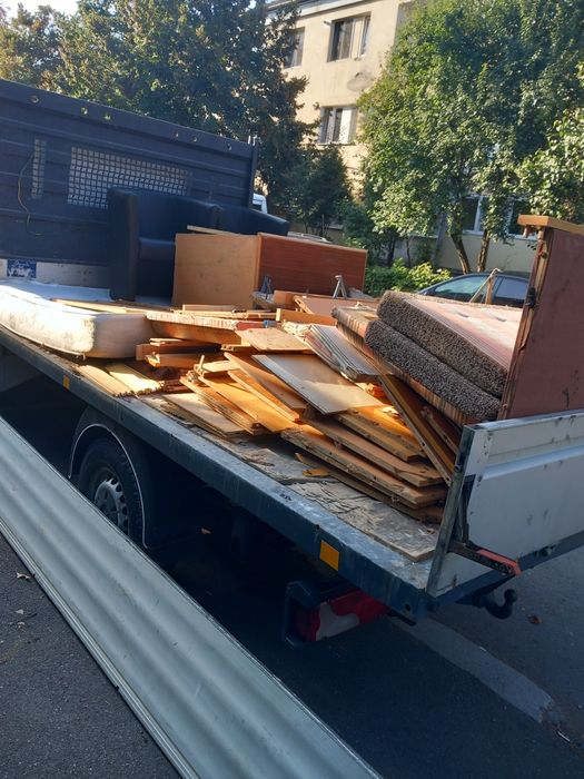 Transport moloz mobila veche debarasari apartamente deseuri
