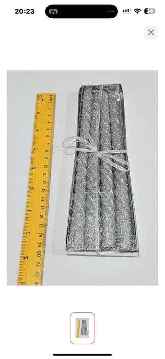 Новогодние свечи, колпак санты