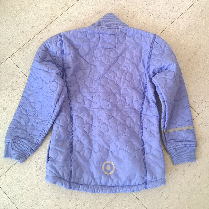 Детско синьо капитонирано яке за момиче CELAVI