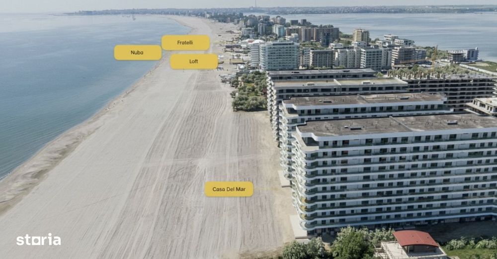 PRIMA LINIE LA MARE cu terasa, piscina si parcare privata | Casa del M