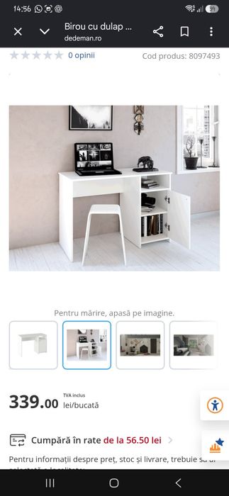 Birou alb,pt copii...poze reale la cerere