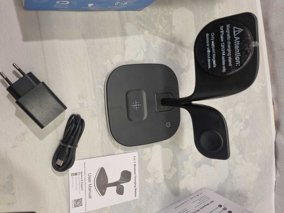 Incarcator Wireless 5 in 1 Fast charge Samsung Iphone Apple PD & QC3.0