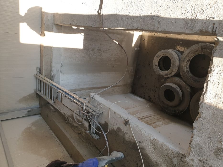 Taiere taieri beton caramida demolari decopertari gresie faianta