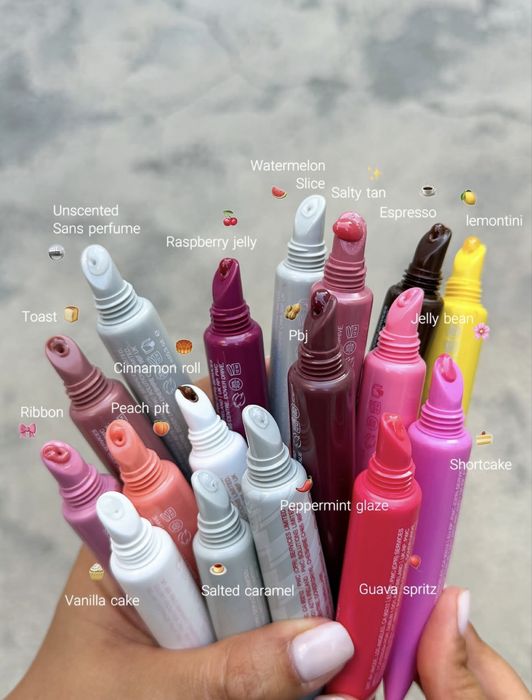 Оригинални Rhode Peptide Lip Tint / Treatment гланцове от САЩ – 9 € | Налични цветове | BESTIE промо + 2 гланца ПОДАРЪК
