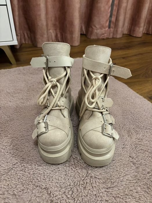 Ghete dama bej marimea 36