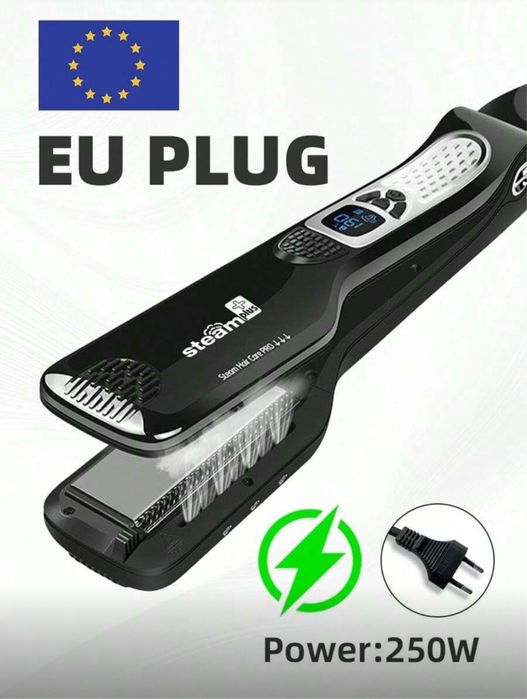 Преса за коса с пара