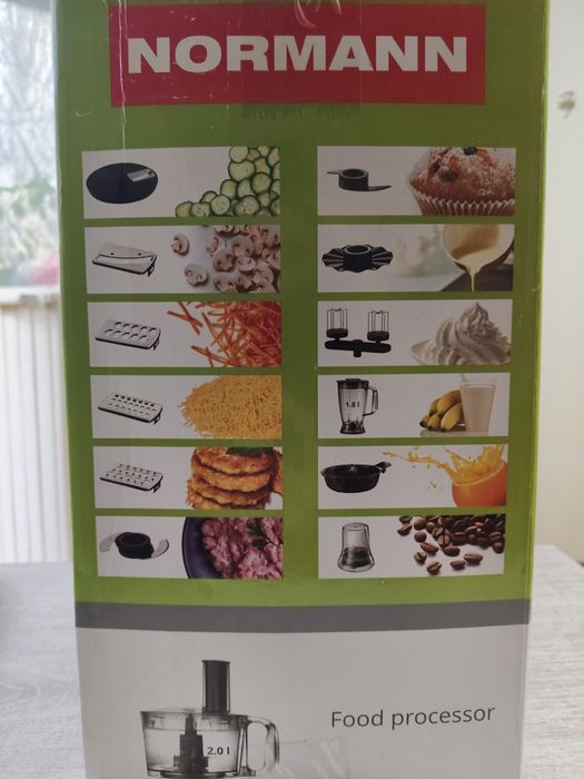 Кухонный комбайн + блендер NORMANN 12 функций