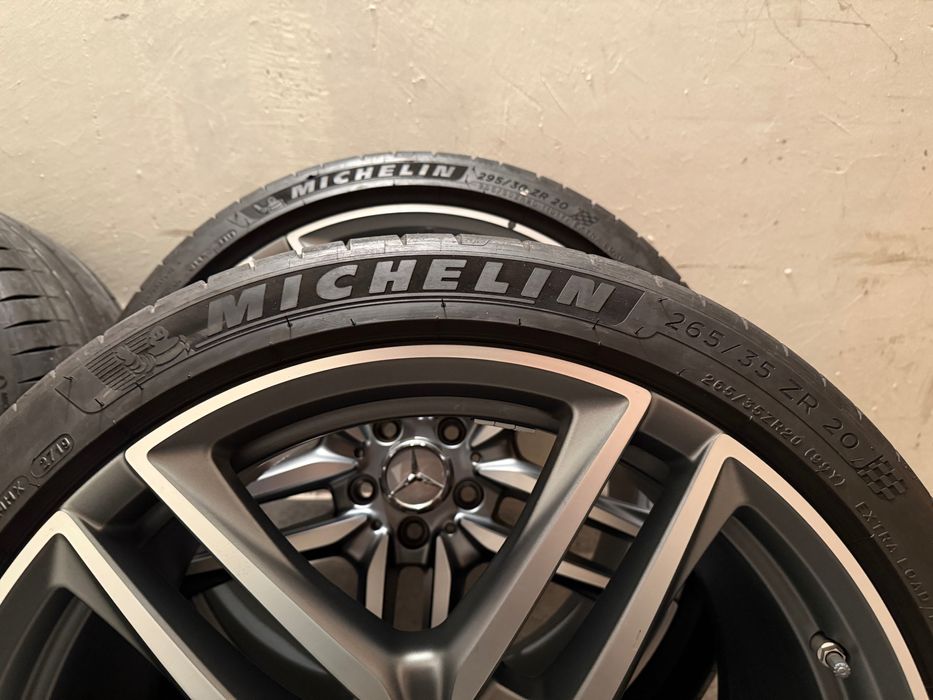 Оригинални Mercedes 20" джанти с гуми Michelin Pilot Sport 4S