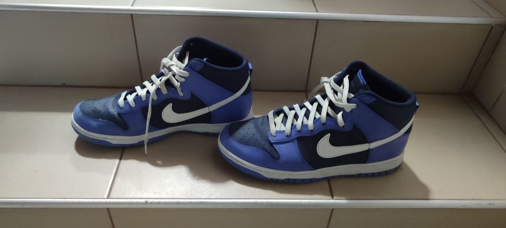 Nike dunk hi blue