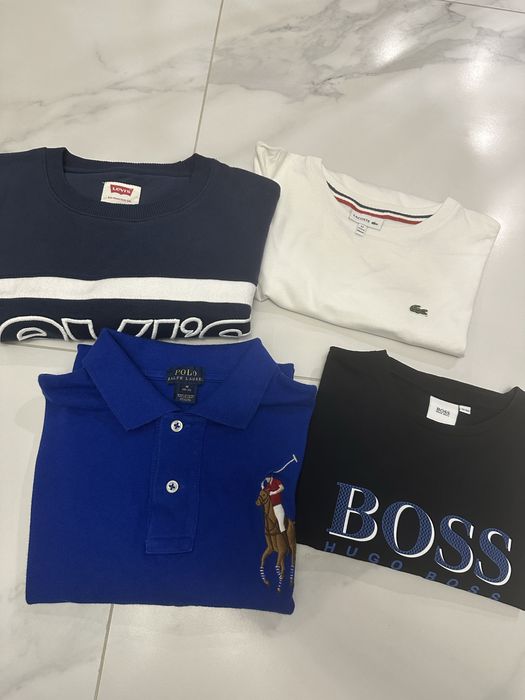 Маркови блузки Levi’s,Hugo Boss,Lacoste,Polo за момче ръст 152