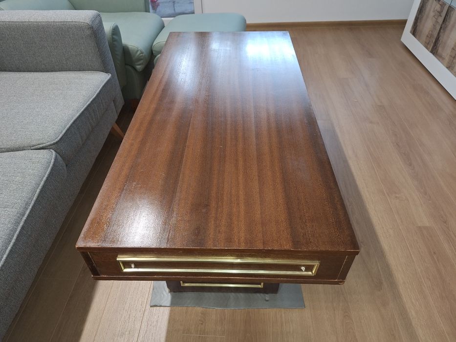 Холна маса бук с орехов фурнир 130Х60Х56 см.