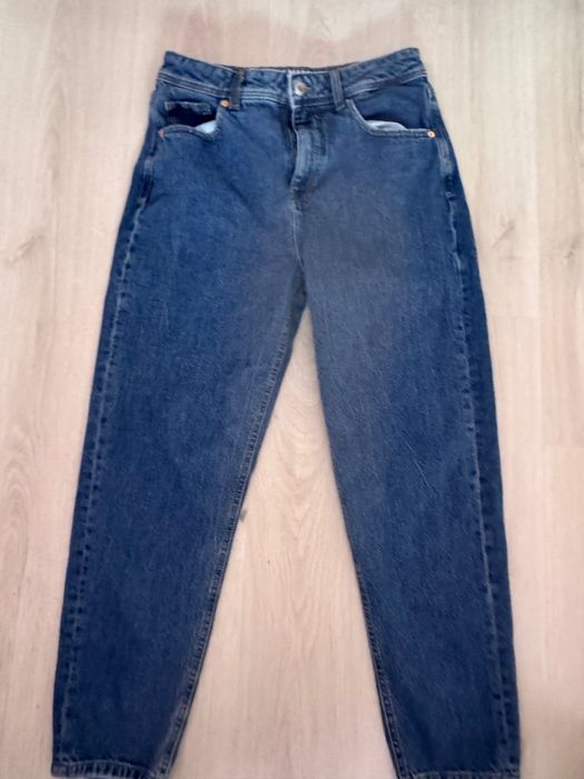 Blugi dama mom fit CA albastri