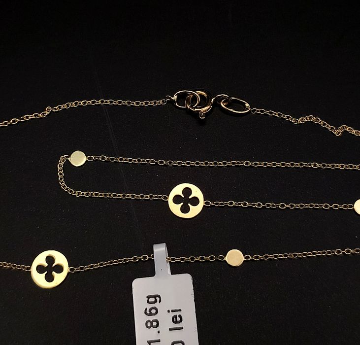 Bijuteria Royal lant din aur 14k 1.86 gr