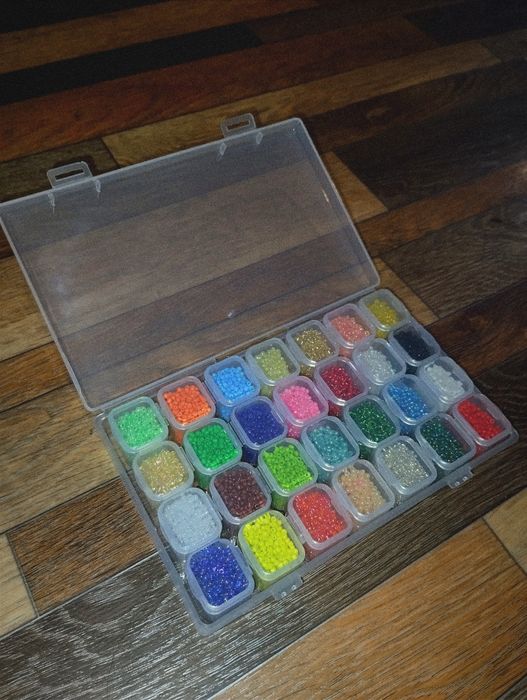 Бисер  упаковка.