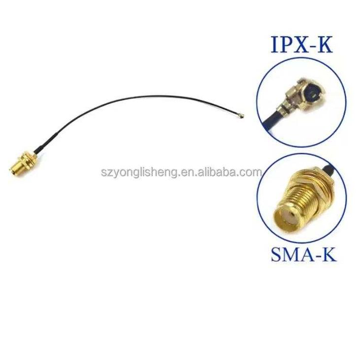 2dBi Wi-Fi Антенна 2,4 ГГц RP-SMA штекер + 15 см I-P-E-X-1-RP-SMA