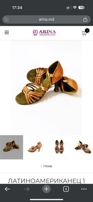 pantofi de dans latino