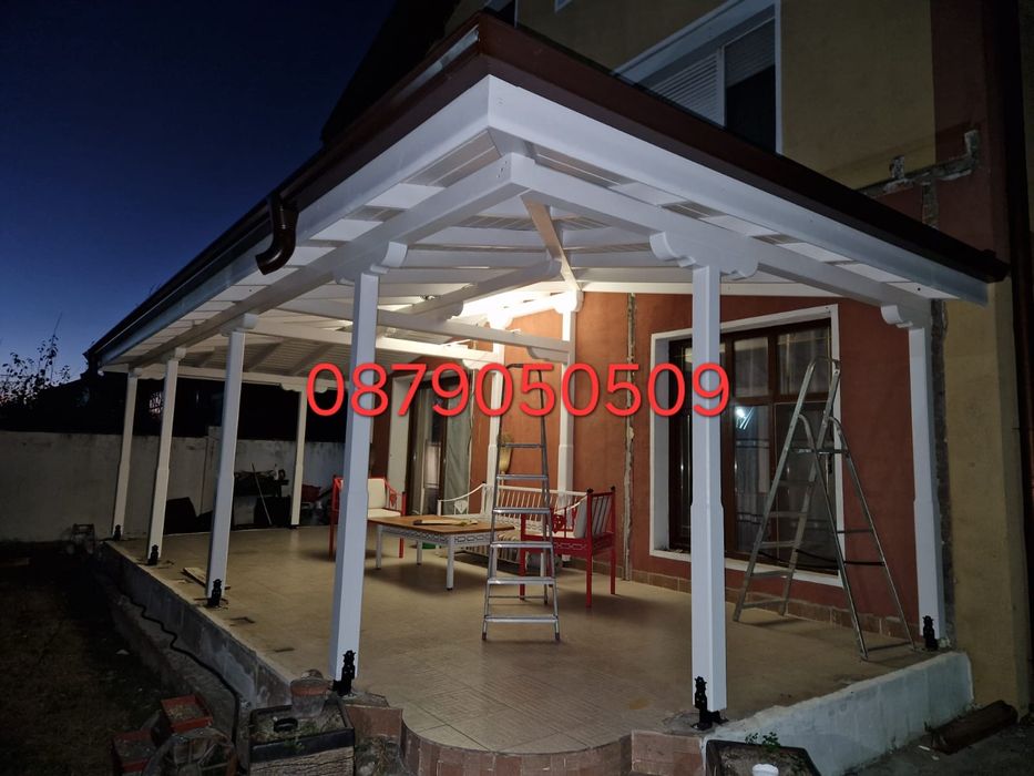 Навес,Беседки,Дървени конструкция