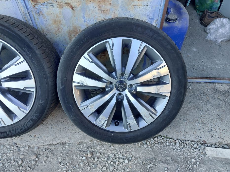 5 бр. Оригинални алуминиеви джанти 17 Пежо Peugeot 3008 4*108