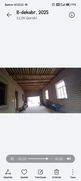 Hovli sotiladi 8 sotih