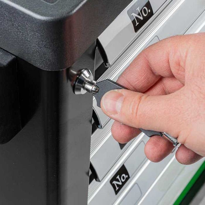 Шкаф с инструменти с 7 чекмеджета  – 5 ПЪЛНИ ROCKFORCE