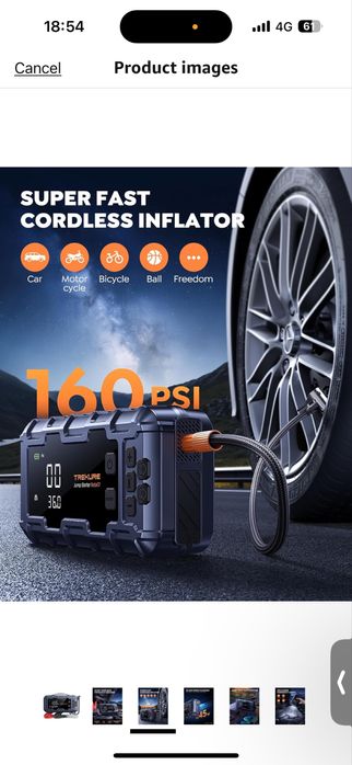 Jump starter si compressor Trekure beta 07 sigilat