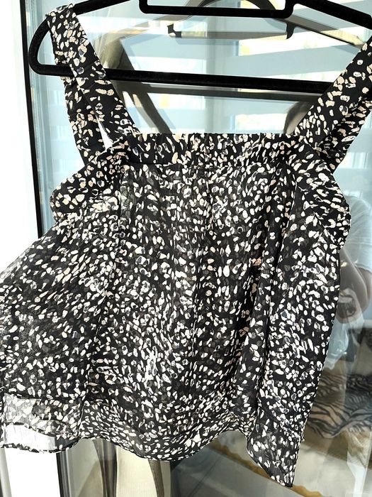 Top Bretele Vaporos Chiffon H&M