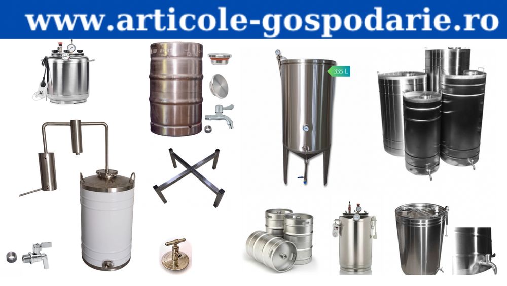 Butoaie inox butoi 30 50 60 100 litri 300 200 180 350