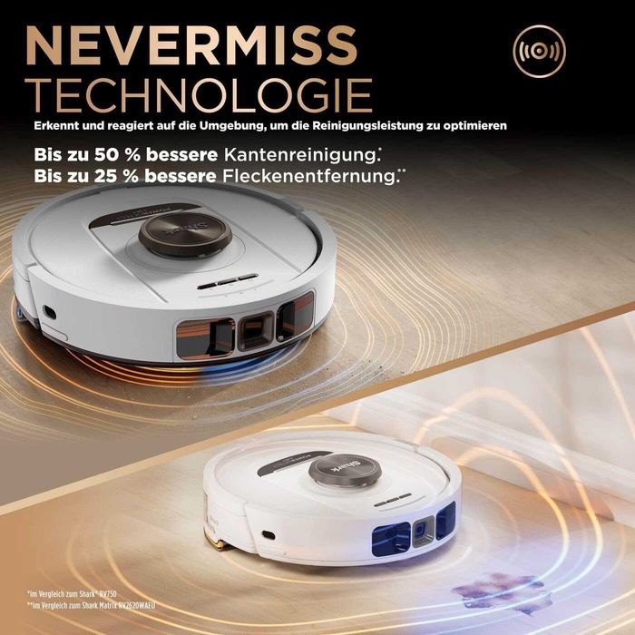 Прахосмукачка робот Shark PowerDetect NeverTouch Pro 2IN1 (AV2800ZEEUWH) Бял