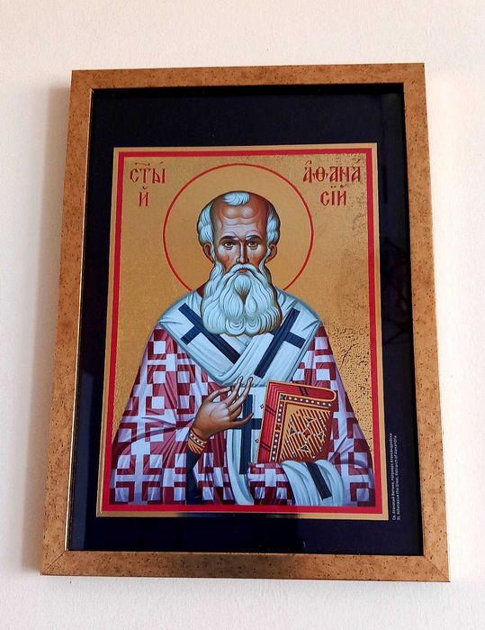 Икона Исус, Богородица, Св Иван Рилски, Св Данаил, Св Злата, Св Атанас