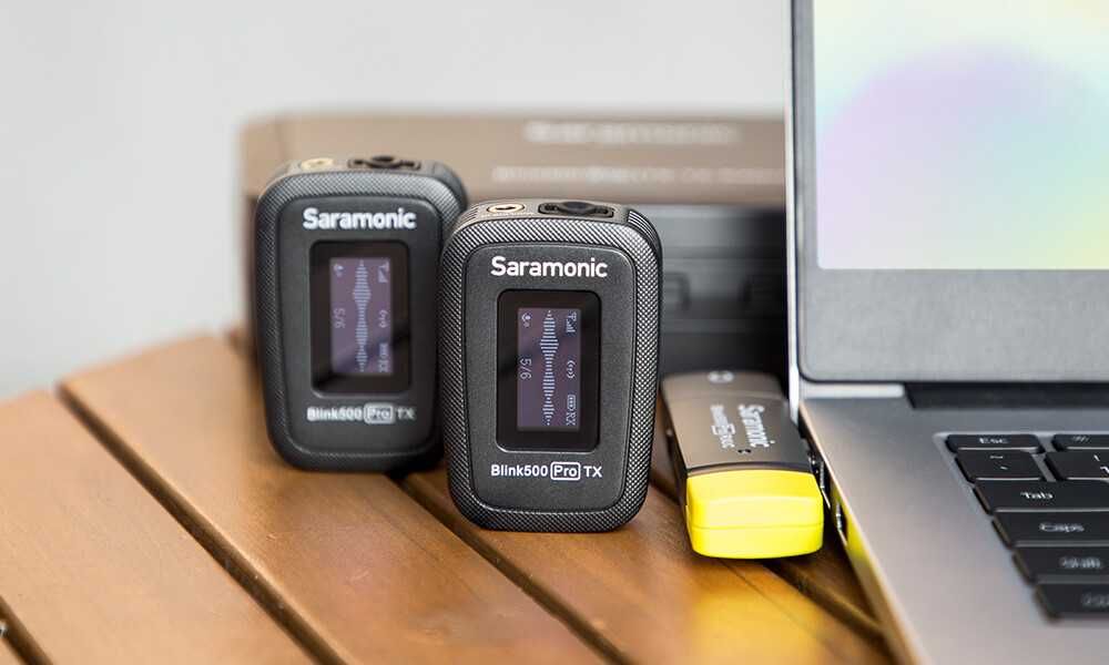 Микрофон Saramonic Blink500 Pro B6 — с Индикатором Звука