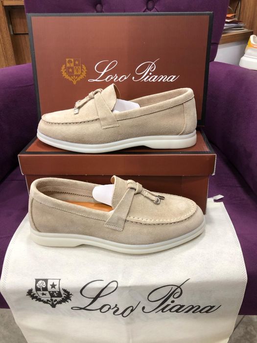 Mocasini piele naturala Loro Piana