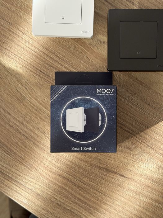 Умный выключатель MOES/Tuya  1-клавишный | Zigbee | Белый
