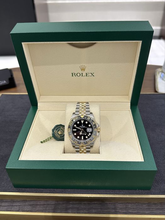 NEW Rolex GMT Master II 40mm Steel and Yellow Gold 126713