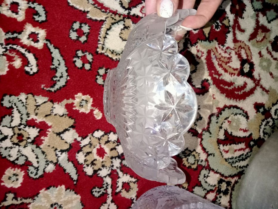 Ваза хрустальная