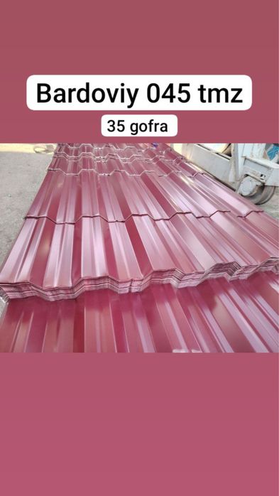 Profnastil rangli|Metalocherepitsa|Dastavka bor