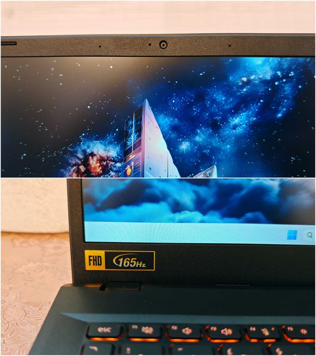 NVidia RTX 5060 8GB/Intel Core i7-13620H/16GB RAM DDR5/512GB SSD NVMe/15.6 FullHD IPS 144Hz/Acer Nitro V15 Gaming геъмърски лаптоп
