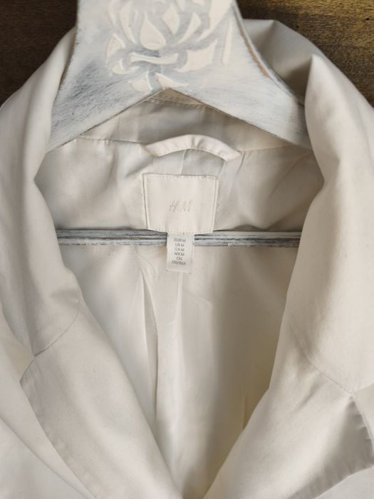 H & M Дамски дълъг блейзър без ръкави.