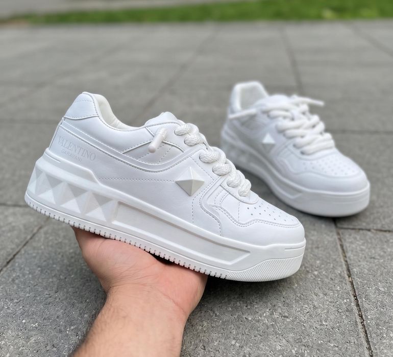 Adidasi Valentino Garavani Alb - Full White